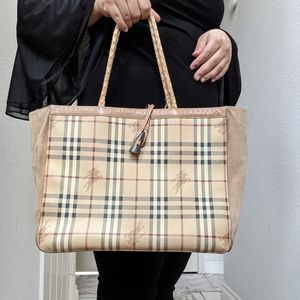 AUTHENTIC BURBERRY LONDON Nova Check Plaid Braid